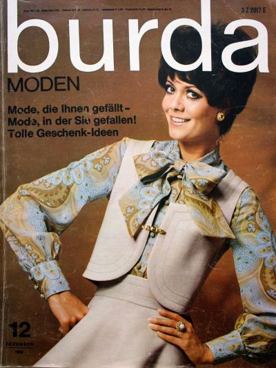 Фотография обложки журнала Burda 12/1968