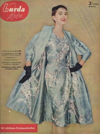 Фотография обложки журнала Burda 3/1955