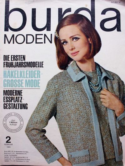 Фотография обложки журнала Burda 2/1965