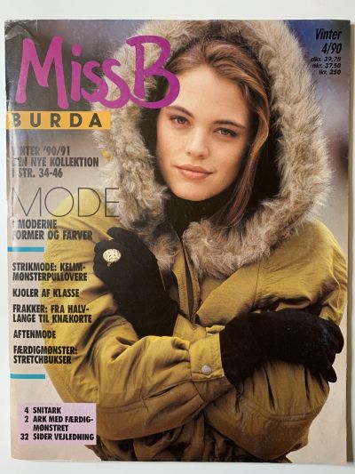 Фотография обложки журнала Burda Miss B 4/1990