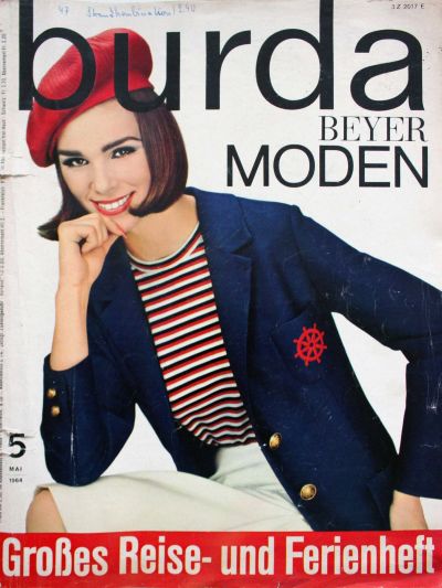 Фотография обложки журнала Burda 5/1964