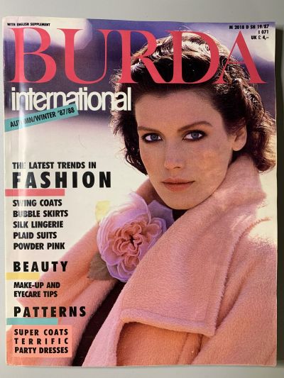 Фотография обложки журнала Burda International Осень-Зима 1987-88