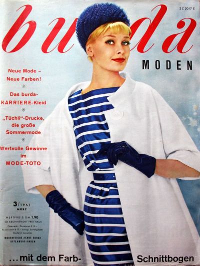 Фотография обложки журнала Burda 3/1961
