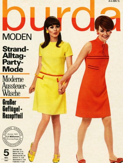Фотография обложки журнала Burda 5/1967