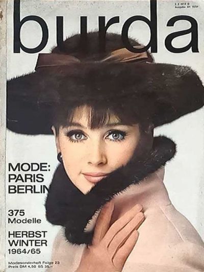 Фотография обложки журнала Burda International Осень-Зима 1964-65