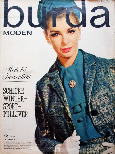 Фотография обложки журнала Burda 12/1962