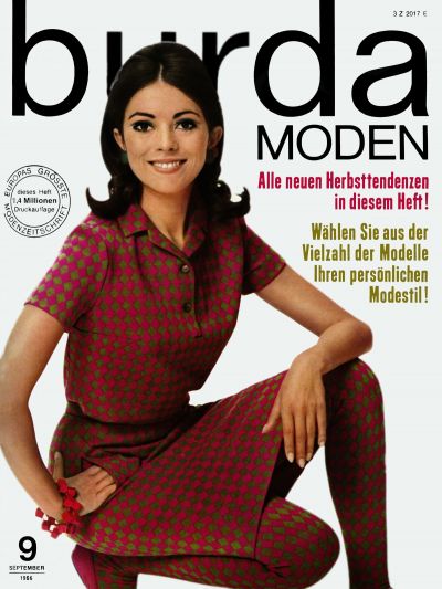 Фотография обложки журнала Burda 9/1966
