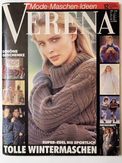 Фотография обложки журнала Verena 12/1991