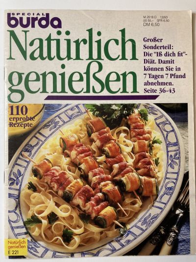 ���������� ������� ������� Burda Naturlich geniesen ������� ����������� ����������� 110 ����������� �������� 1/1993 E221
