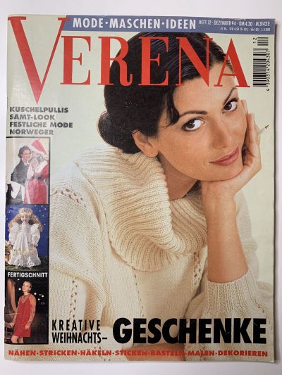 Фотография обложки журнала Verena 12/1994