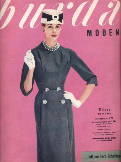Фотография обложки журнала Burda 11/1956