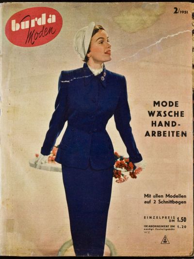 Фотография обложки журнала Burda 2/1951