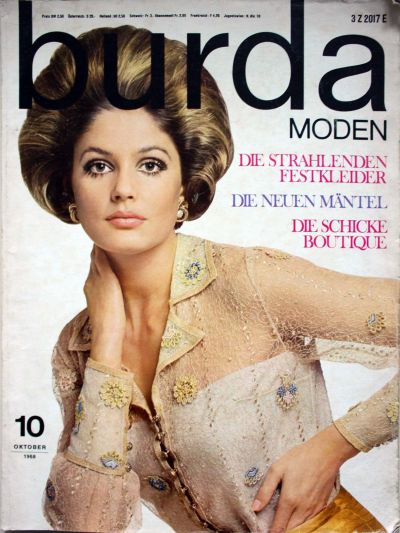 Фотография обложки журнала Burda 10/1968