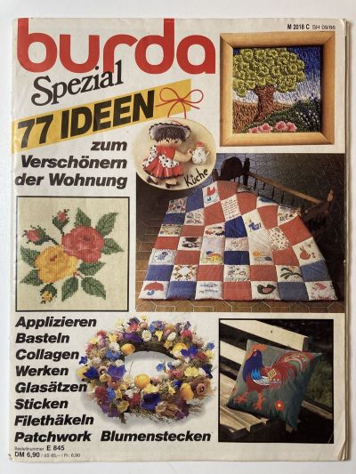    Burda Spezial 77 ideen zum Verschonern der Wohnung 1986 E845
