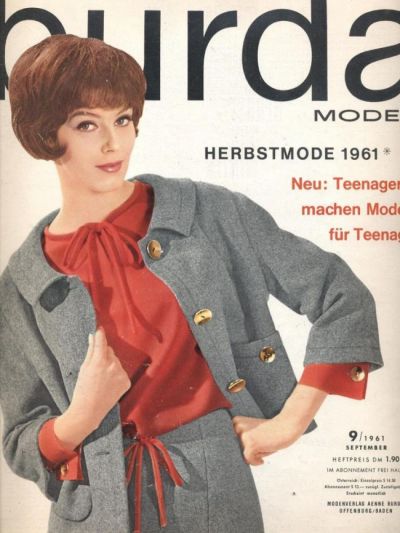 Фотография обложки журнала Burda 9/1961