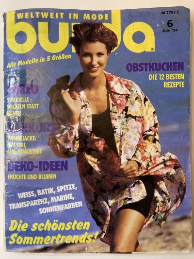 ���������� ������� ������� Burda 6/1994