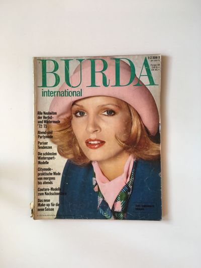 Фотография обложки журнала Burda. International Осень-Зима 1972/1973
