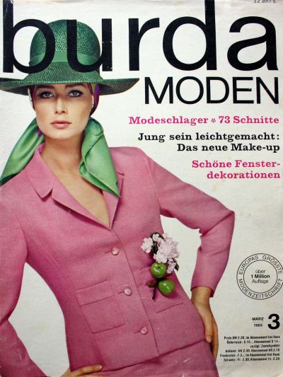 Фотография обложки журнала Burda 3/1965