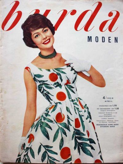 Фотография обложки журнала Burda 4/1959