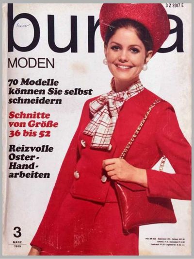 Фотография обложки журнала Burda 3/1969